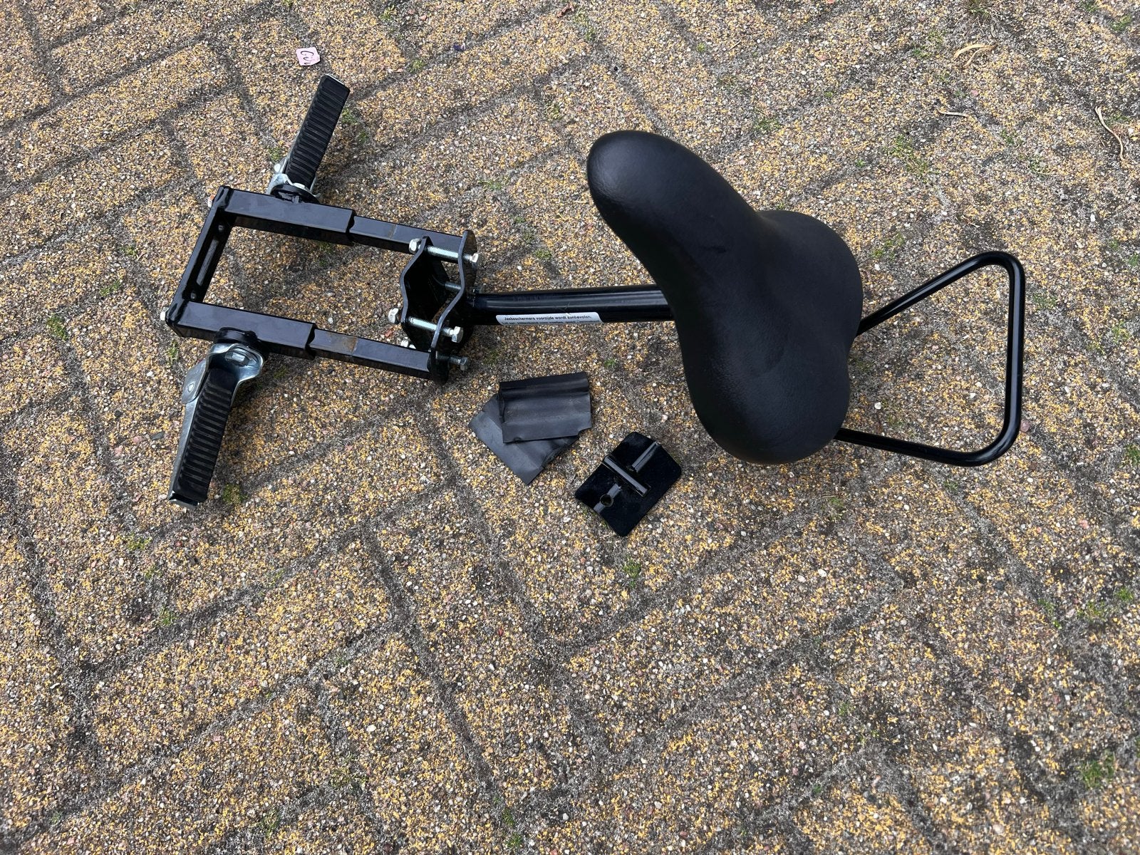 Gebruikt fietszitje (zadel op stang), Ophalen, Voorzitje, 9 t/m 36 kg, Gebruikt