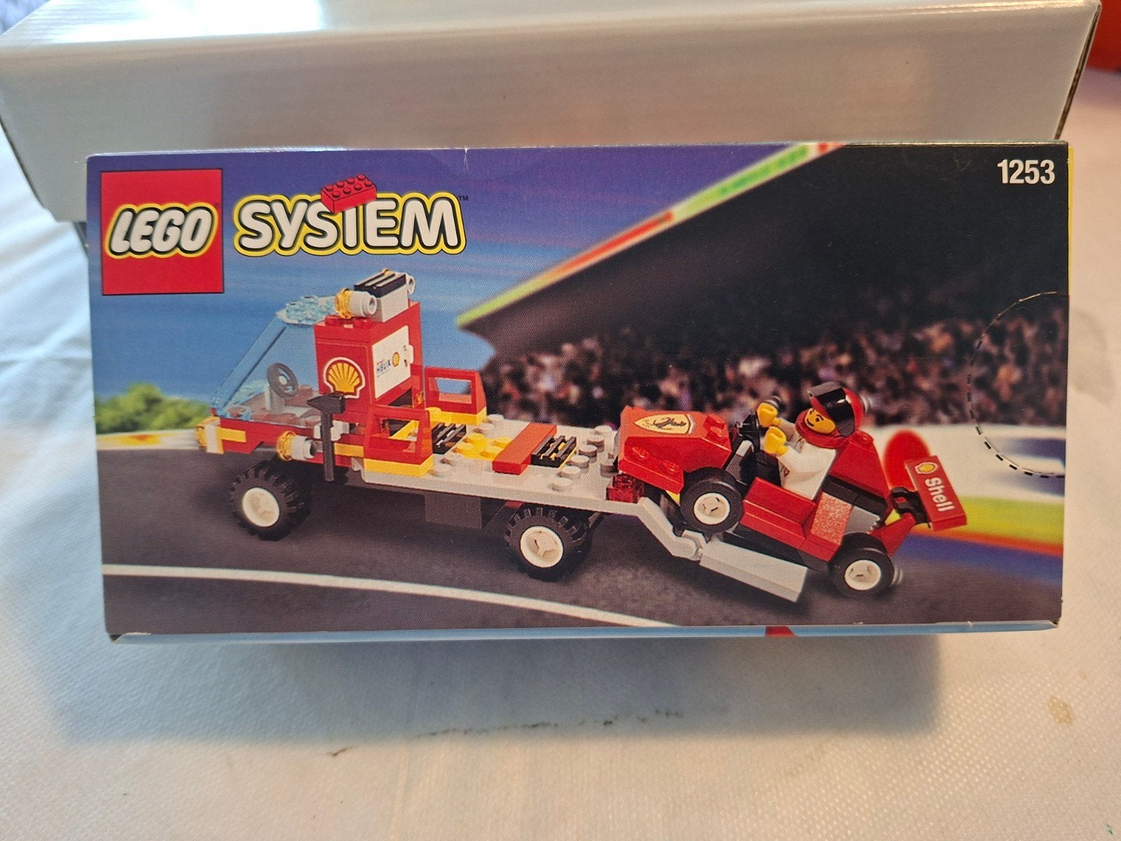 Lego System 1253 Shell Ferrari F1 Racewagen met trailer, Compleet, Verzenden, Lego, Nieuw