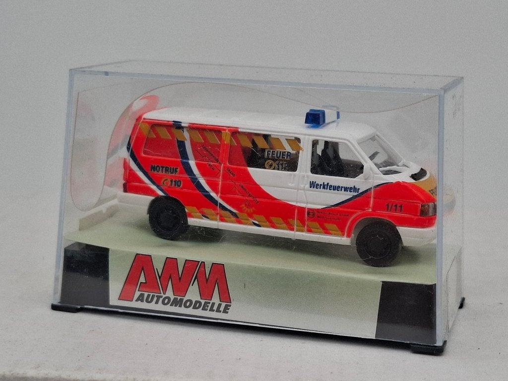 VW T4 Werksfeuerwehr Robert Bosch GmbH - AWM 1/87, Verzenden, Zo goed als nieuw, Auto, AWM