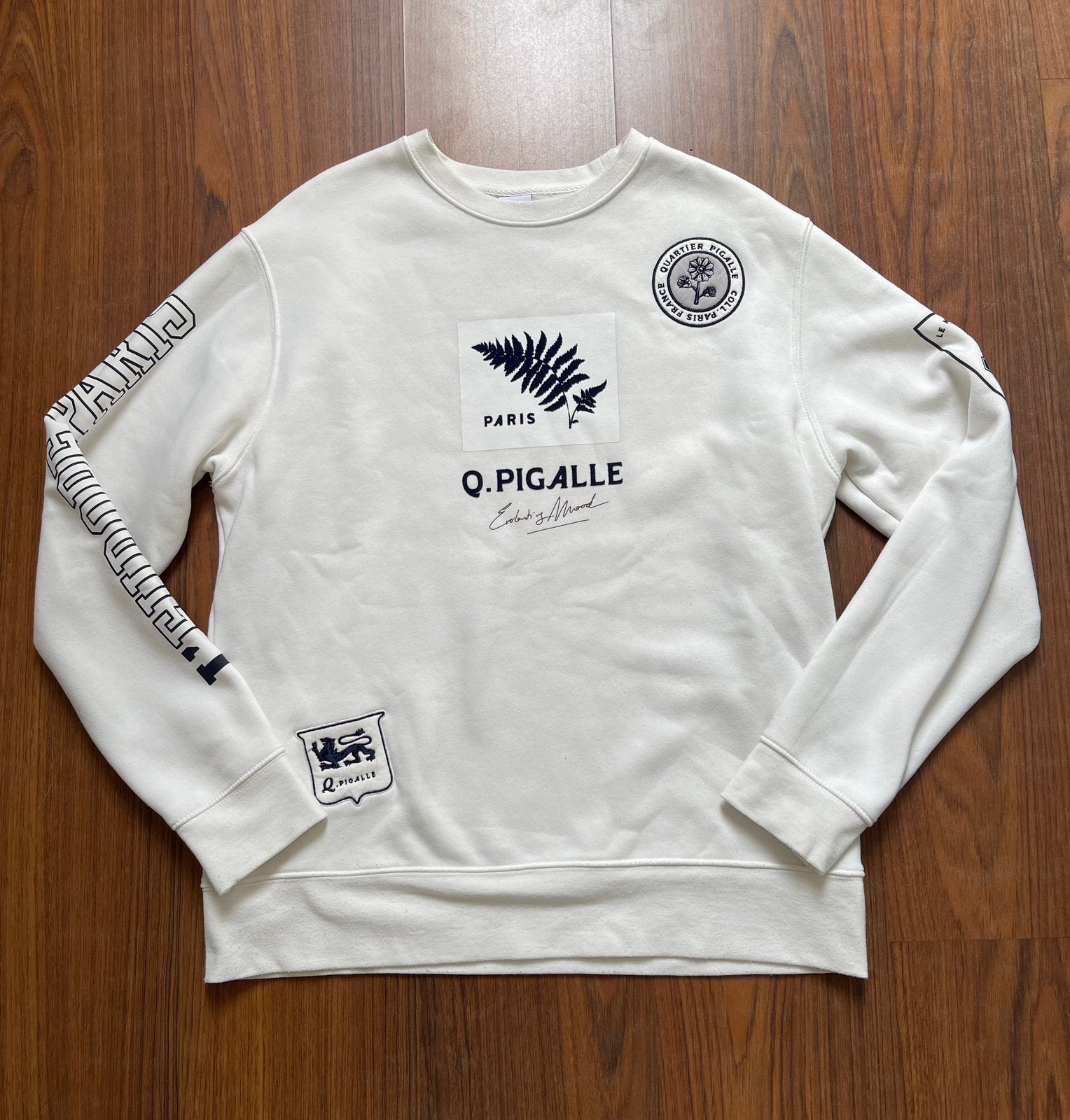 Witte trui met print Zara, XL, Kleding | Heren, Ophalen of Verzenden, Zo goed als nieuw, Maat 56/58 (XL), Wit