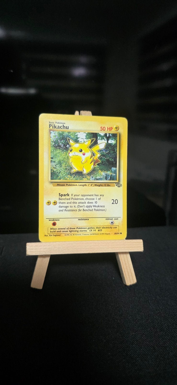 Pikachu Pokémon Kaart 60/64 Jungle Set (Engels), Ophalen of Verzenden