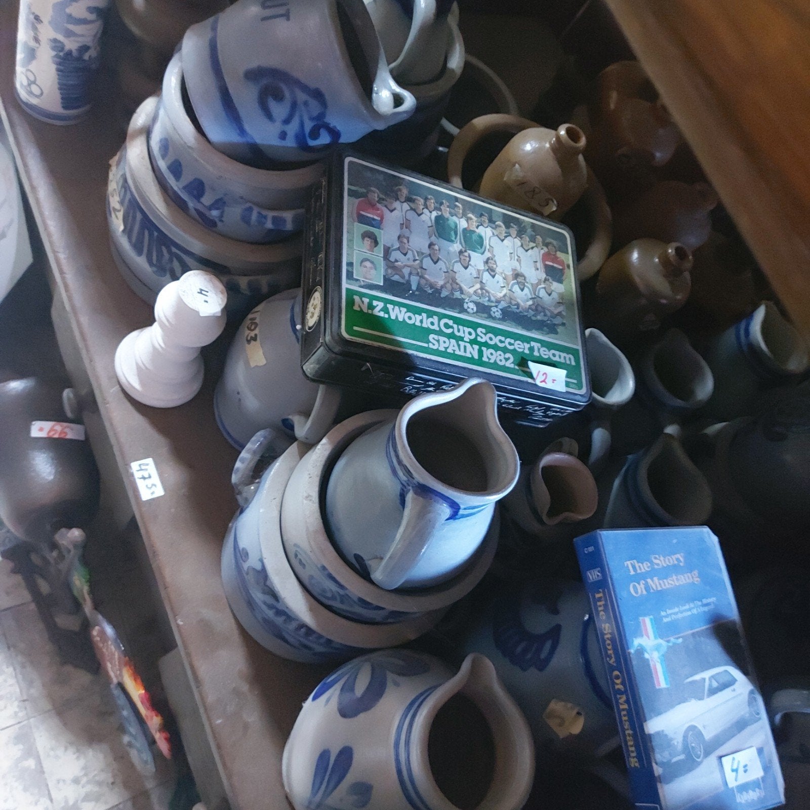 ca 100 stuks antieke KEULSE blauwe potten, Ophalen of Verzenden