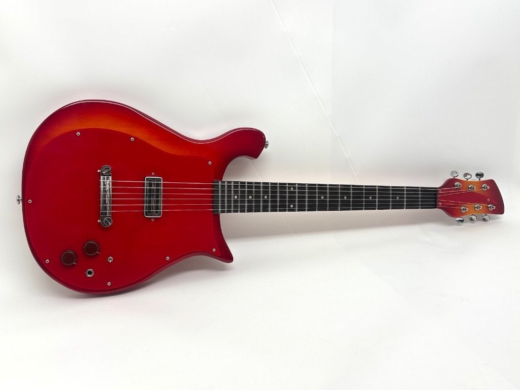 Rickenbacker stijl - RebelBacker Jr 425 - Fireglo - RED, Ophalen of Verzenden, Nieuw, Solid body, Overige merken