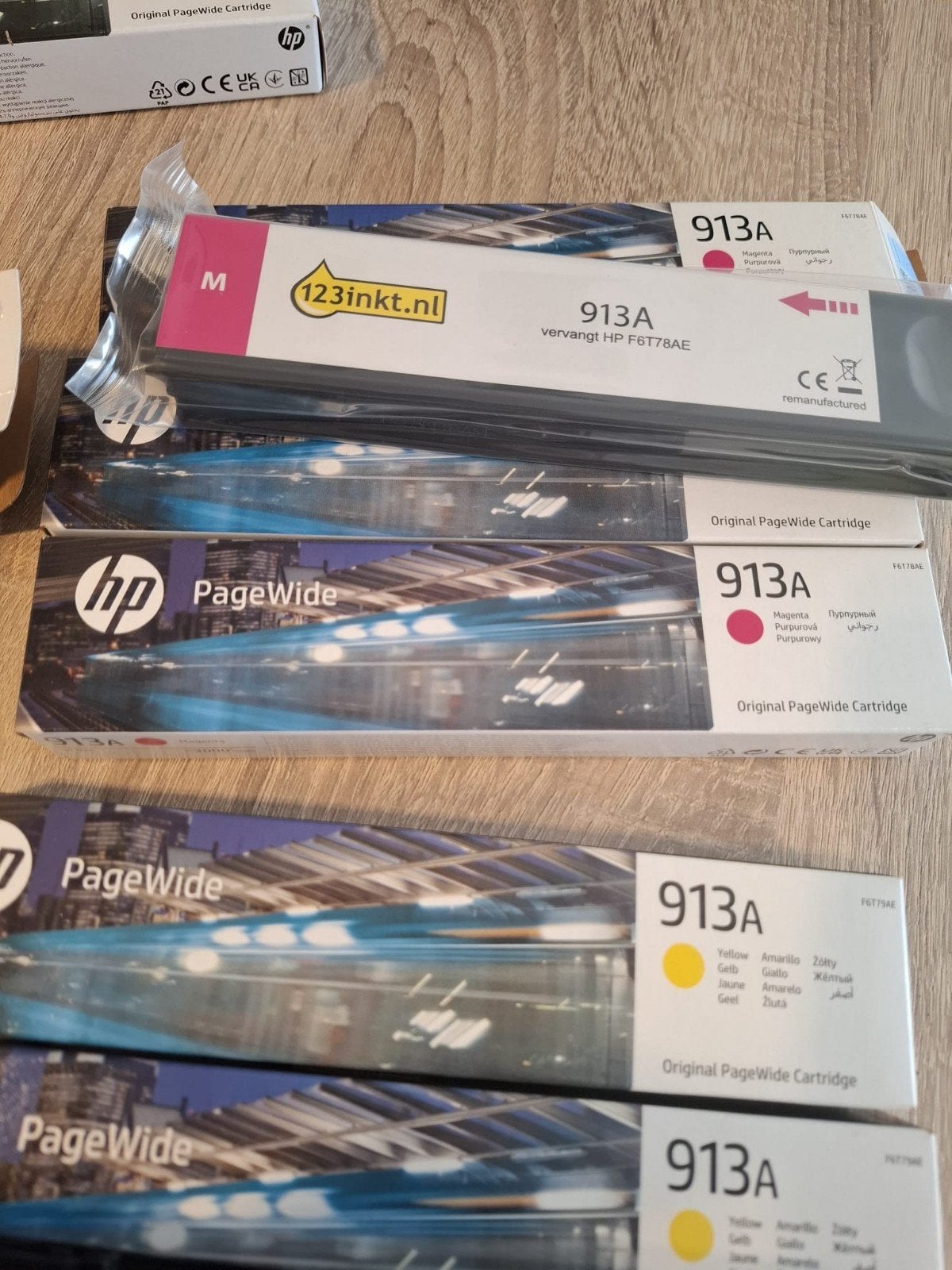 HP PageWide Toners 913A/973X voor Pro 352/452/MFP 377/477, Computers en Software, Ophalen of Verzenden