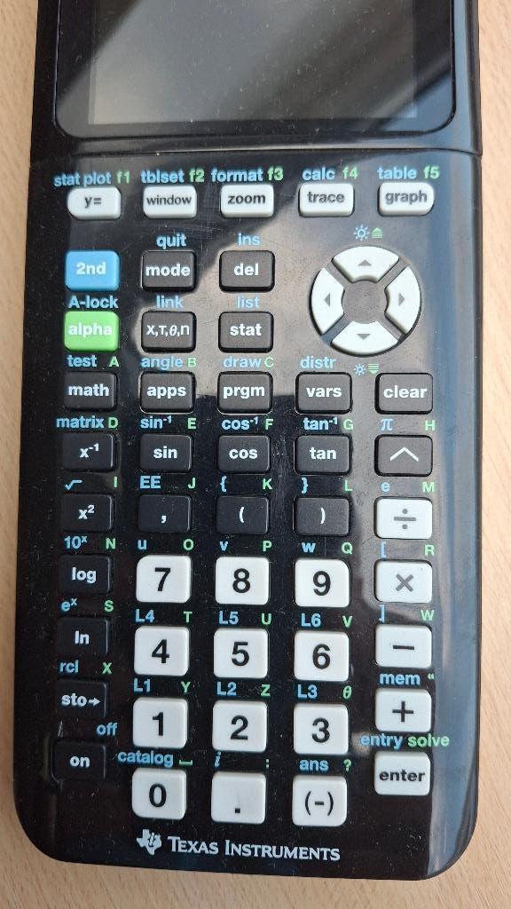 Te koop: Texas Instruments TI-84 CE-T grafische rekenmachine, Ophalen of Verzenden, Grafische rekenmachine, Gebruikt
