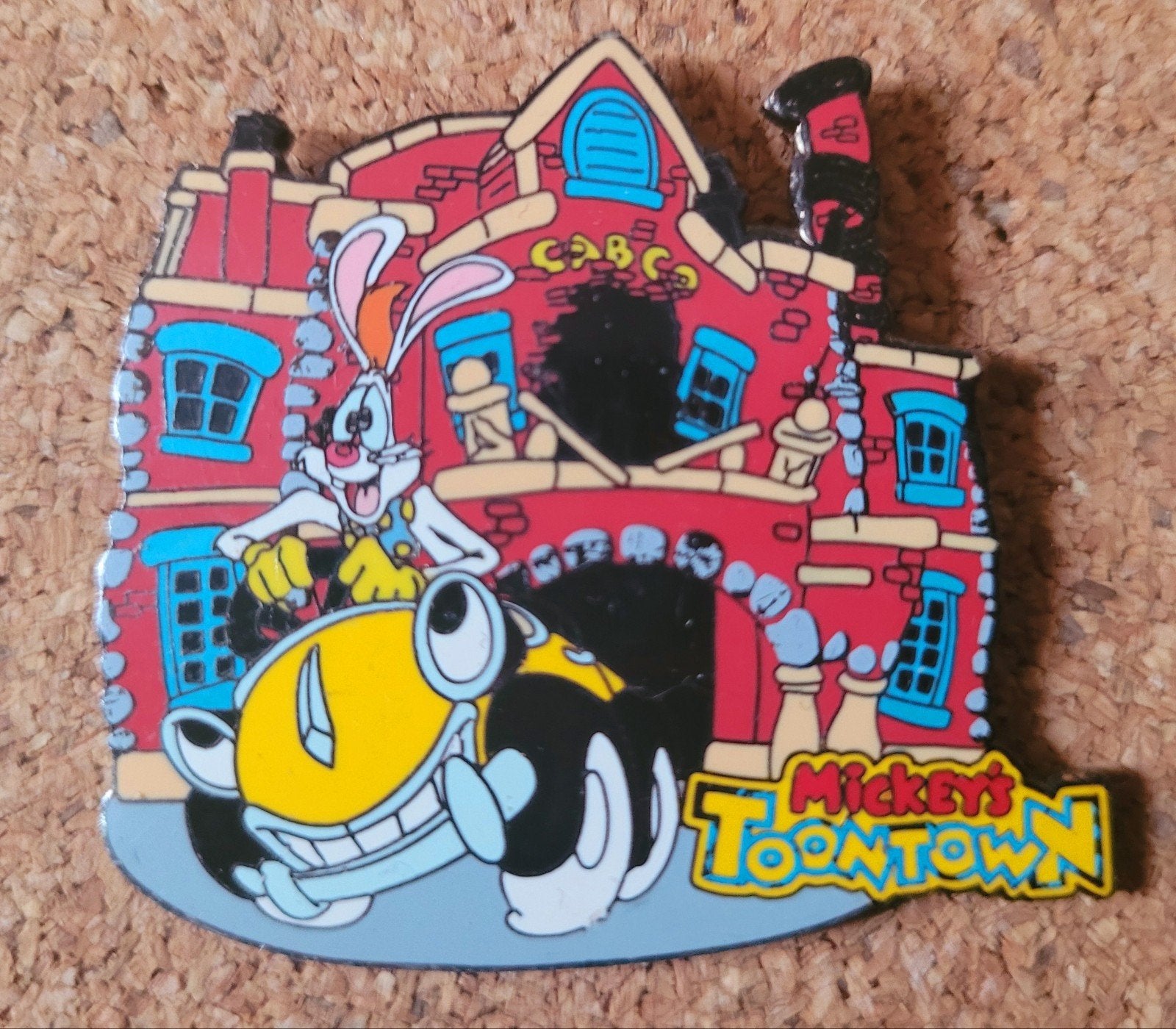 Disneyland Roger Rabbit's Car Toon Spin Mickey Toontown pin, Verzenden, Mickey Mouse, Zo goed als nieuw, Overige typen