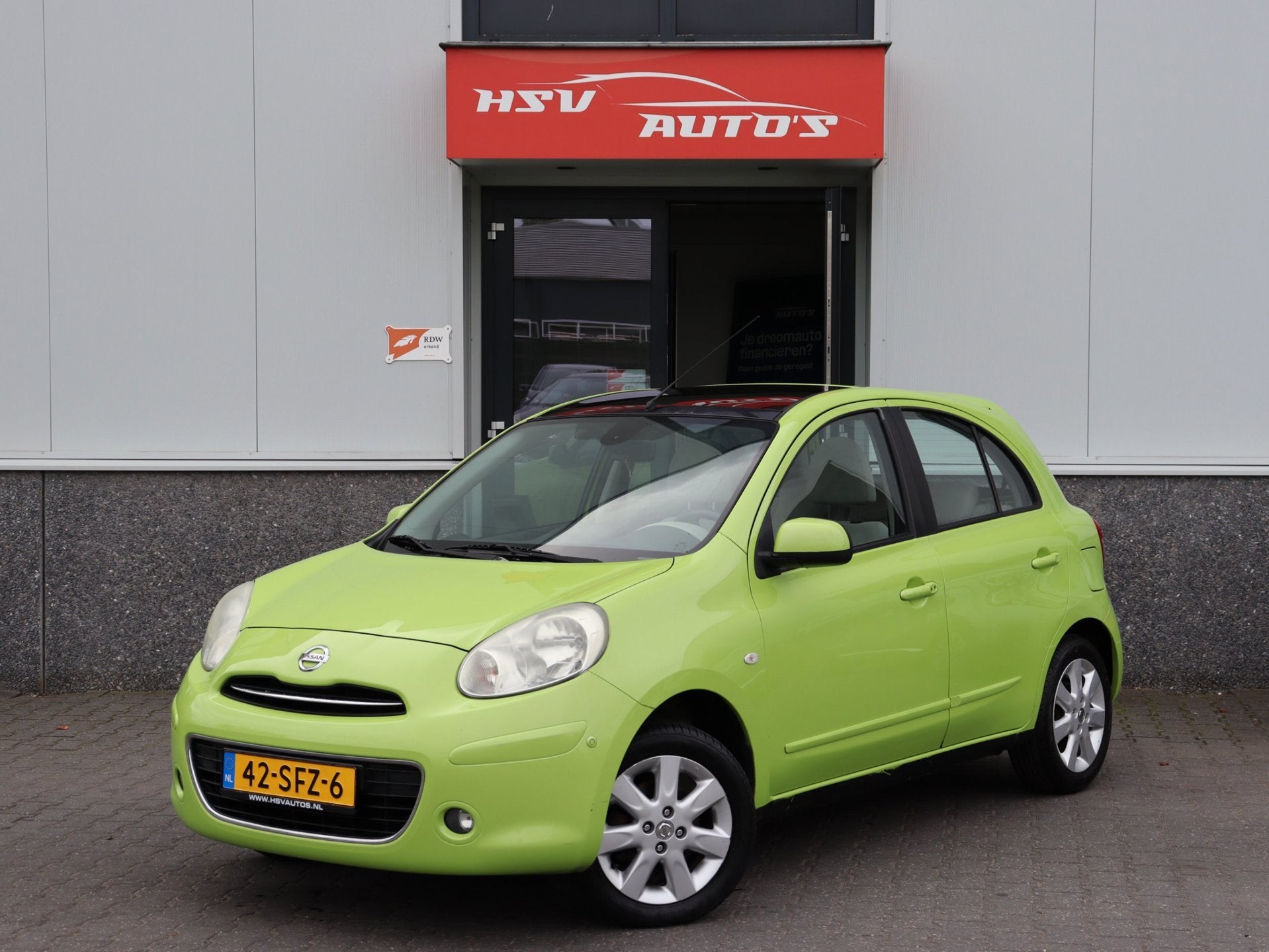 Nissan Micra 1.2 Tekna navi LM cruise org NL, Voorwielaandrijving, Euro 5, 31 €/maand, 1198 cc