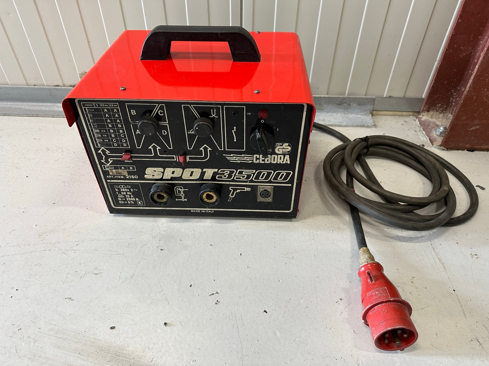 Cebora Spot 3500 Uitdeukspotter 380v, Ophalen, Gebruikt, 250 ampère of meer, Overige typen