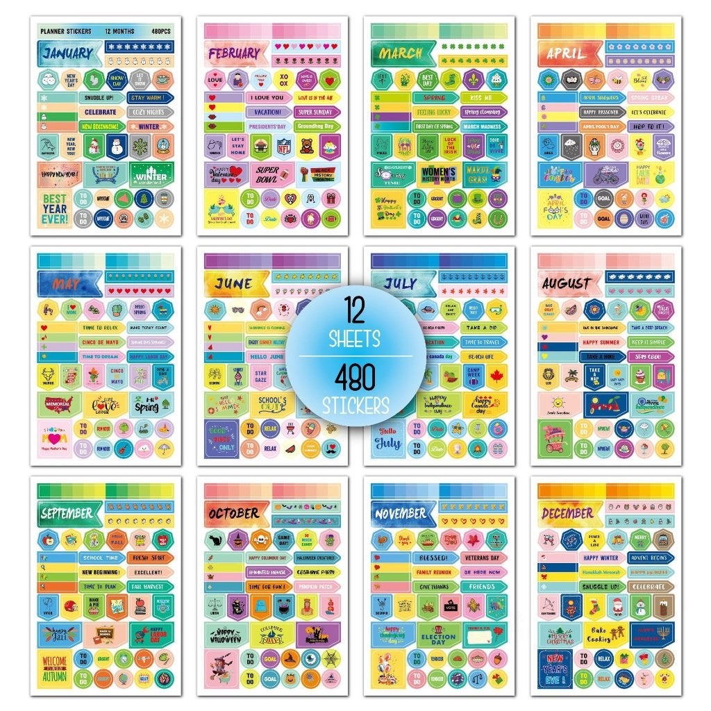Partij stickers, Ophalen of Verzenden, Nieuw, Meerdere stickers