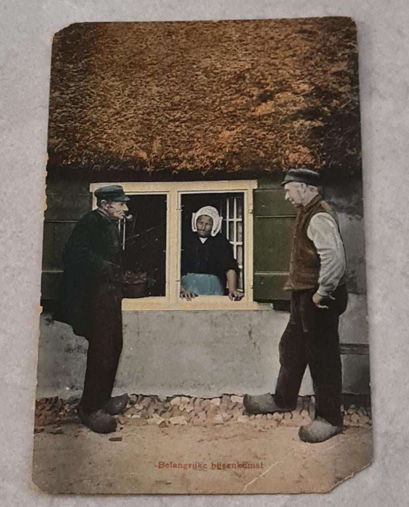 Oude ansichtkaart, Ophalen of Verzenden