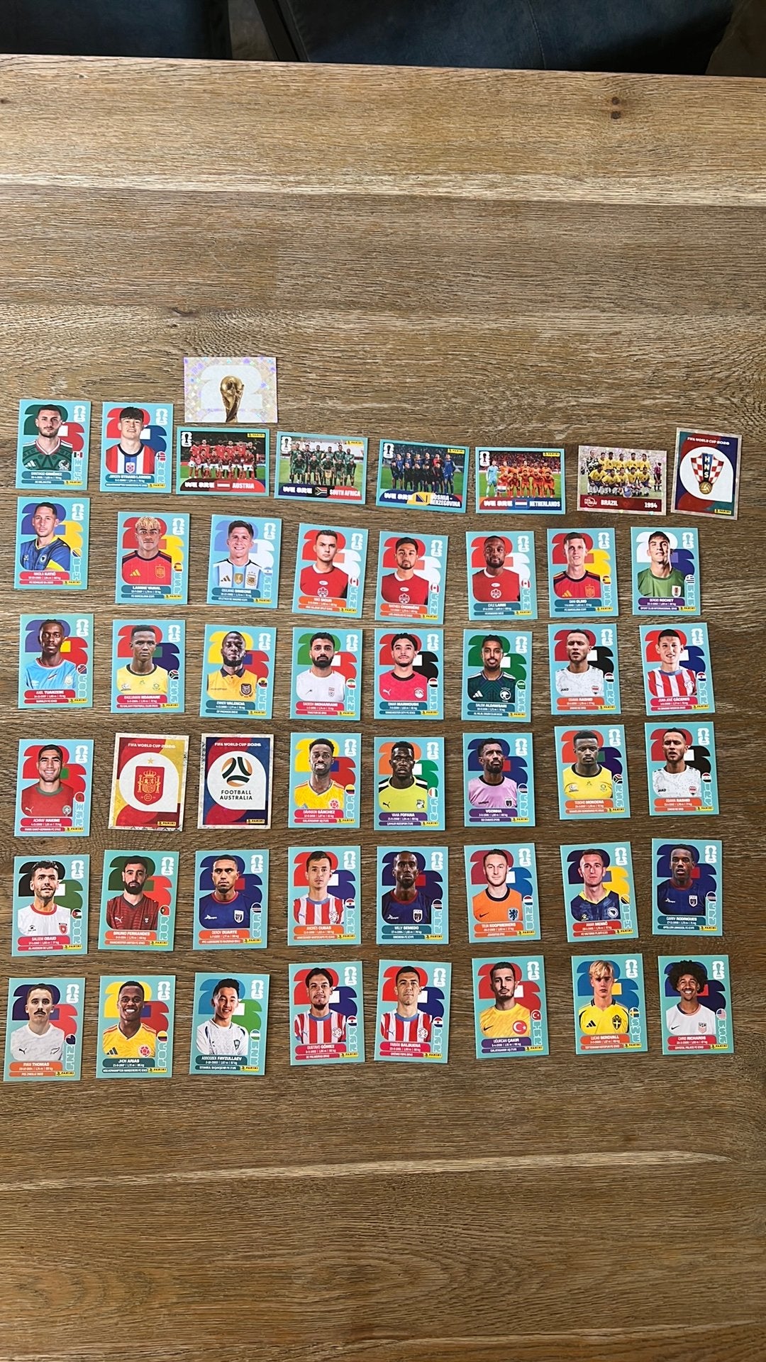 Wk voetbalstickers, Ophalen of Verzenden, Nieuw