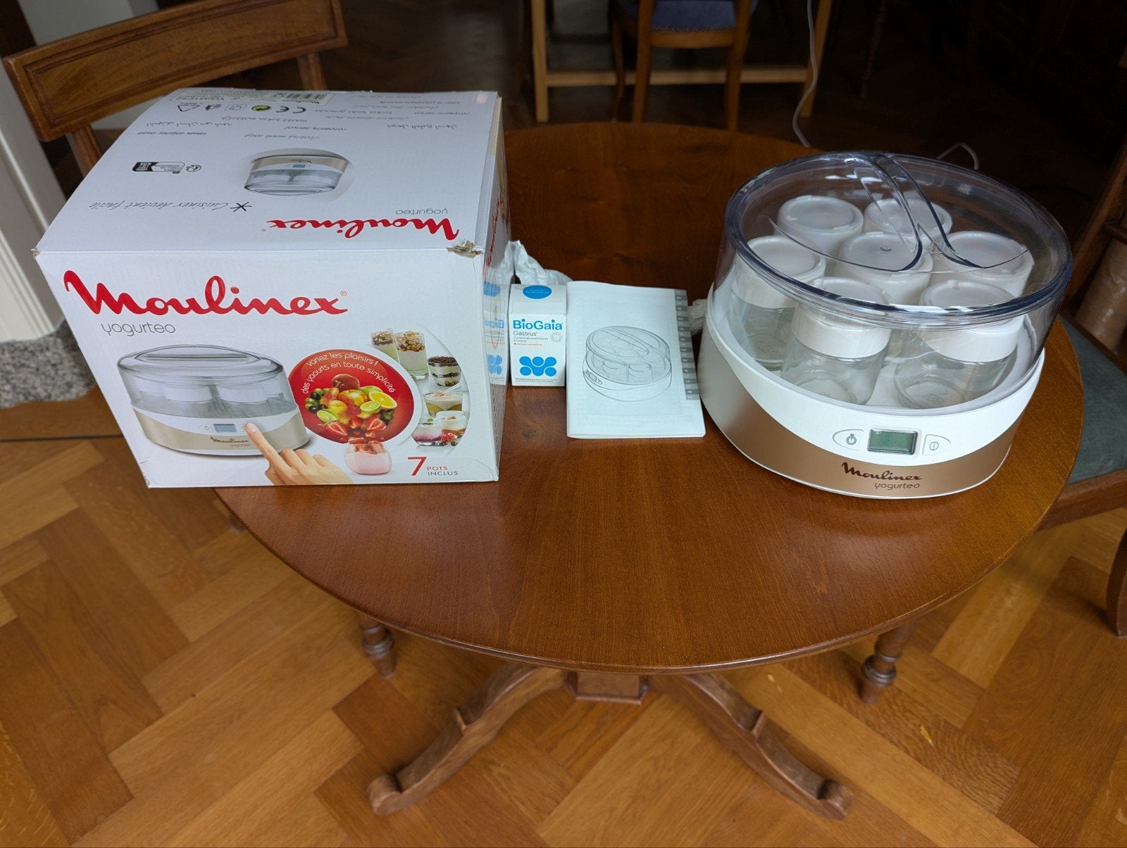Moulinex Yogurteo YG231 E32, Ophalen of Verzenden, Zo goed als nieuw, Wit, Overige merken