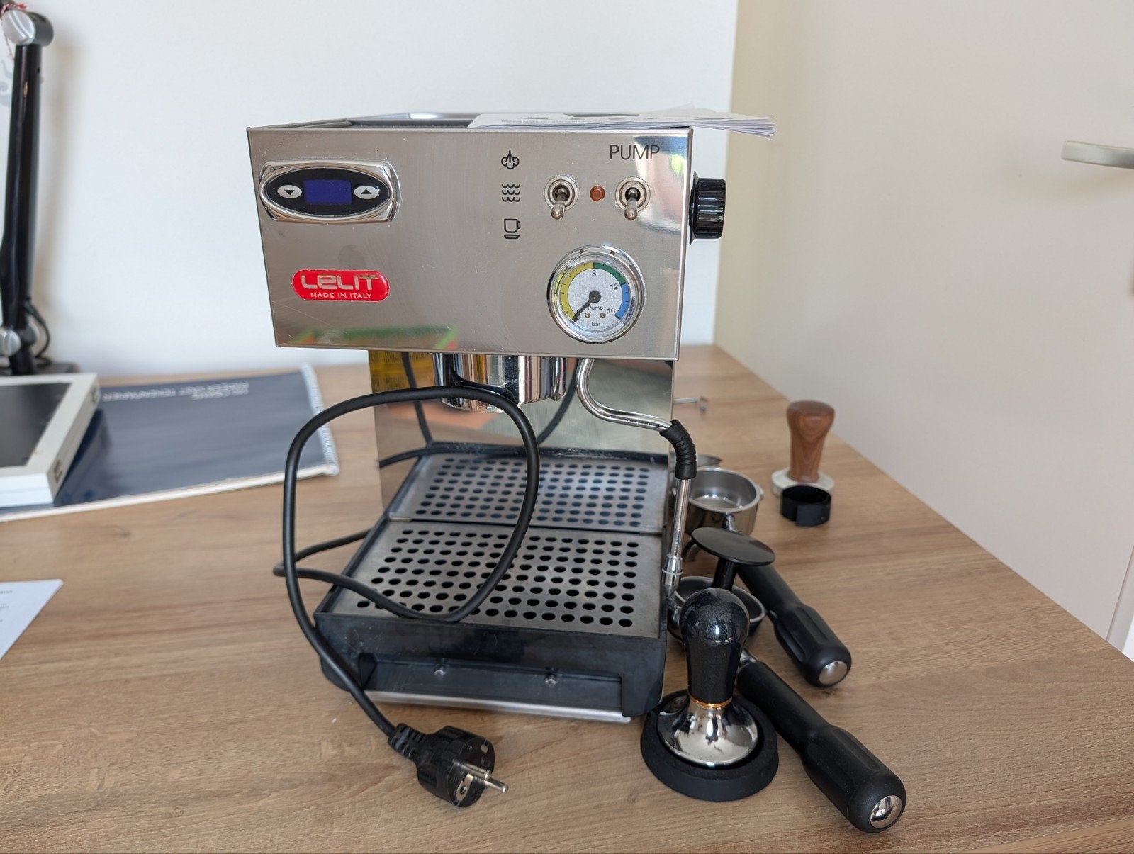 Lelit Anna PL41TEM met accessoires, Witgoed en Apparatuur, Koffiezetapparaten, Ophalen, Espresso apparaat, Gemalen koffie, Zo goed als nieuw