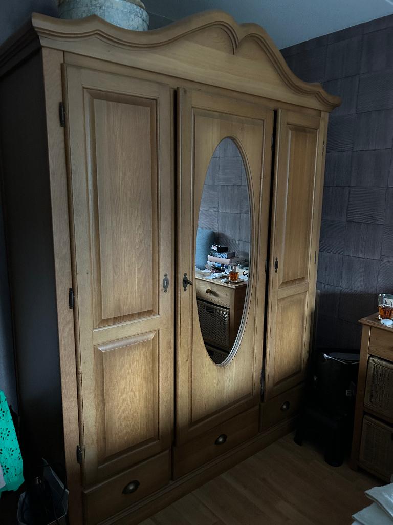 Kast, Gebruikt, 150 tot 200 cm, Eikenhout, Eiken