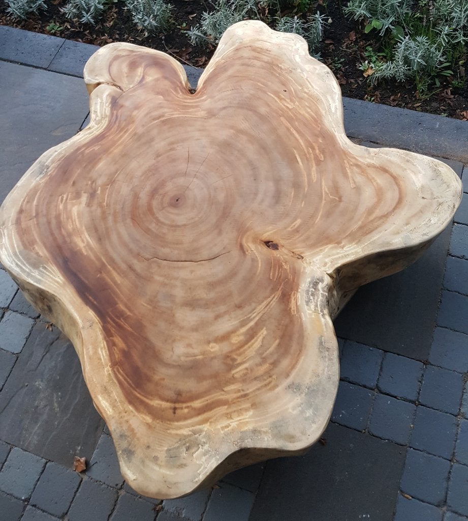 LAATSTE suar boomstam salontafel bladen. NIEUW, Rechthoekig, Nieuw, 200 cm of meer, 50 tot 100 cm