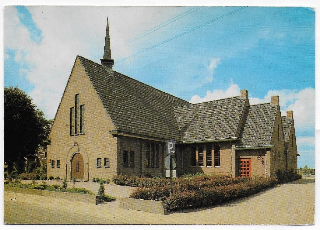 Elspeet Kerk Gereformeerde Gemeente Ongelopen Ansichtkaart, Ophalen of Verzenden, 1980 tot heden, Ongelopen