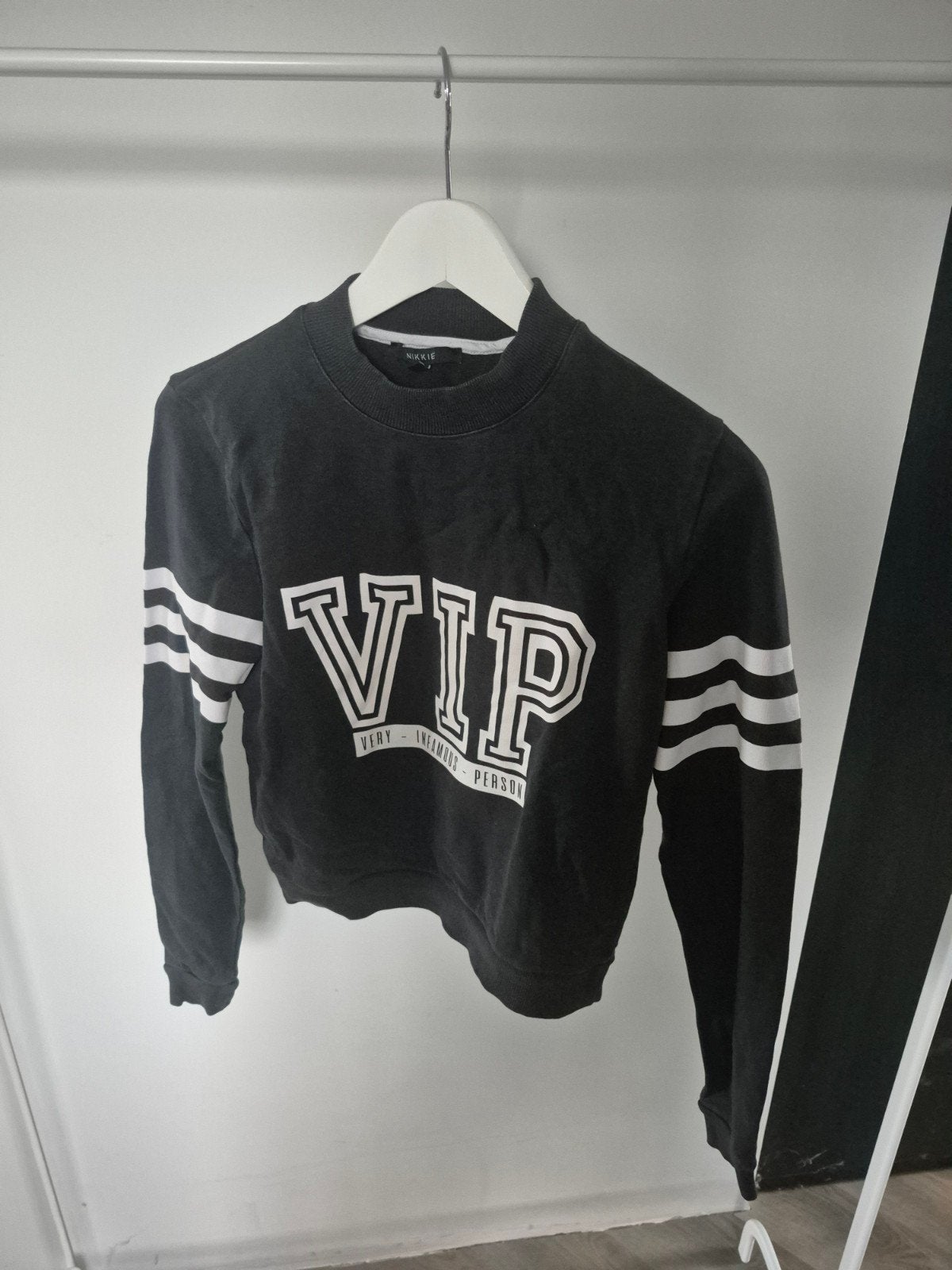 Nikkie Dames trui maat 36 zwart met wit, Zwart, Ophalen of Verzenden, Nikkie, Maat 36 (S)
