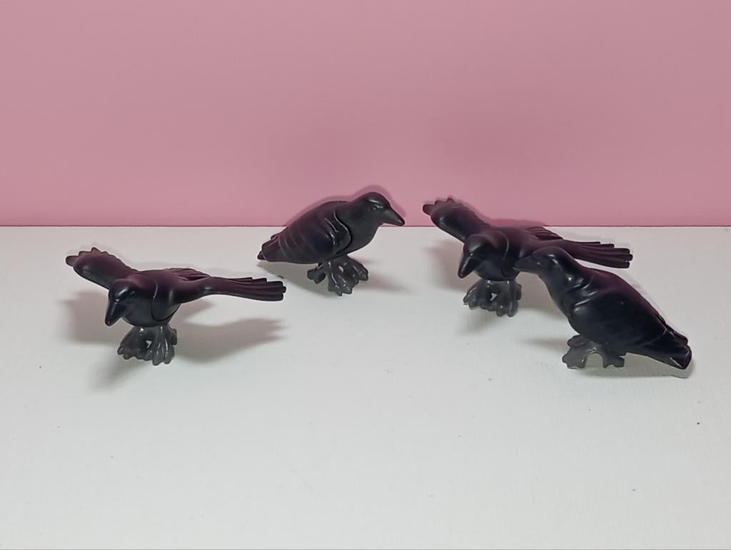 #867 Playmobil kraaien - set van 4, Ophalen of Verzenden, Zo goed als nieuw, Los playmobil