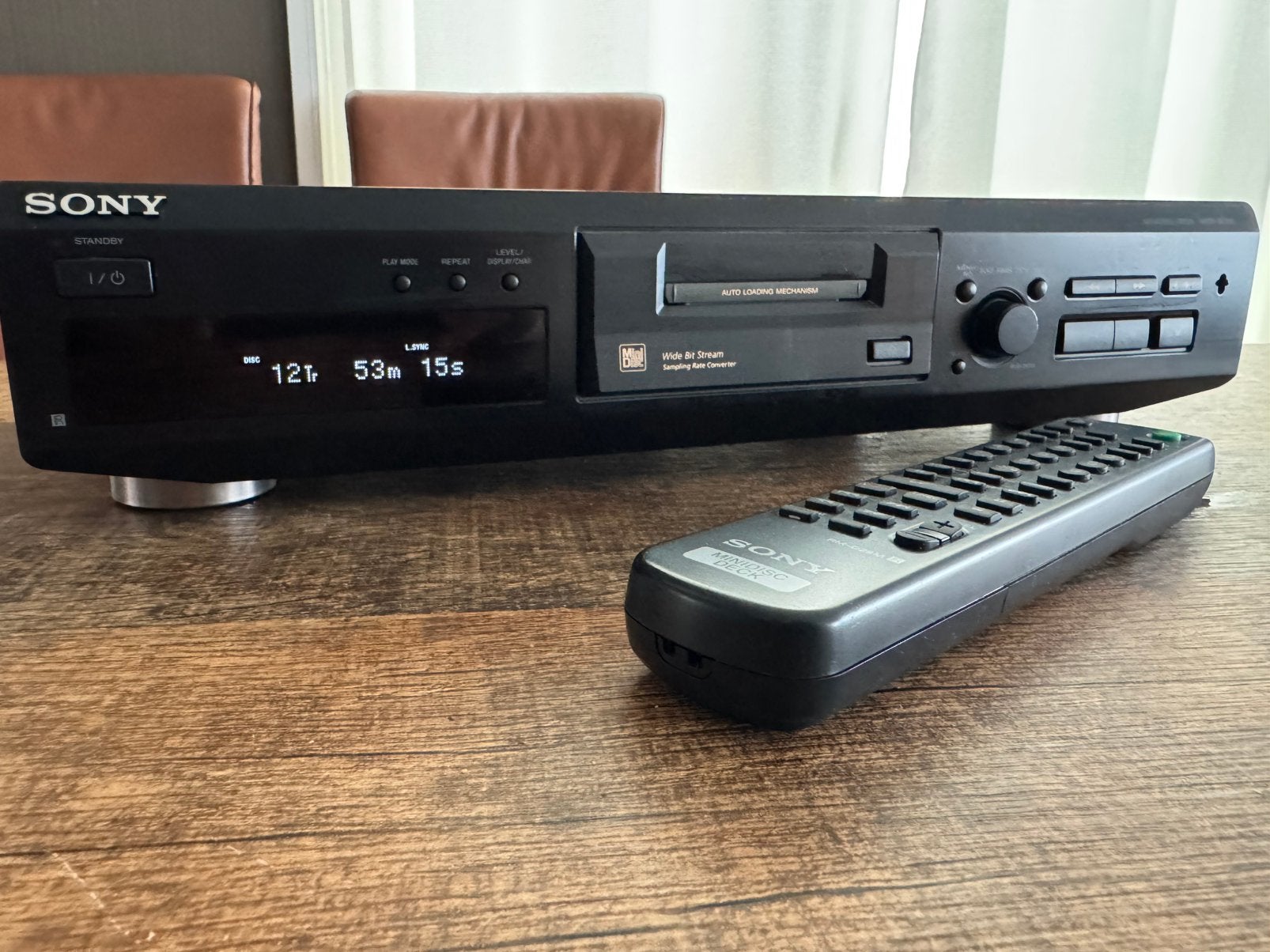 Sony MDS-JE330 Minidisc deck, Audio, Tv en Foto, Walkmans, Discmans en Minidiscspelers, Ophalen of Verzenden, Minidisc-speler