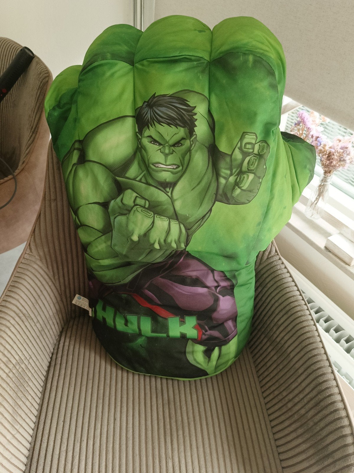 Grote Marvel Hulk Vuist Kussen/Knuffel, Ophalen
