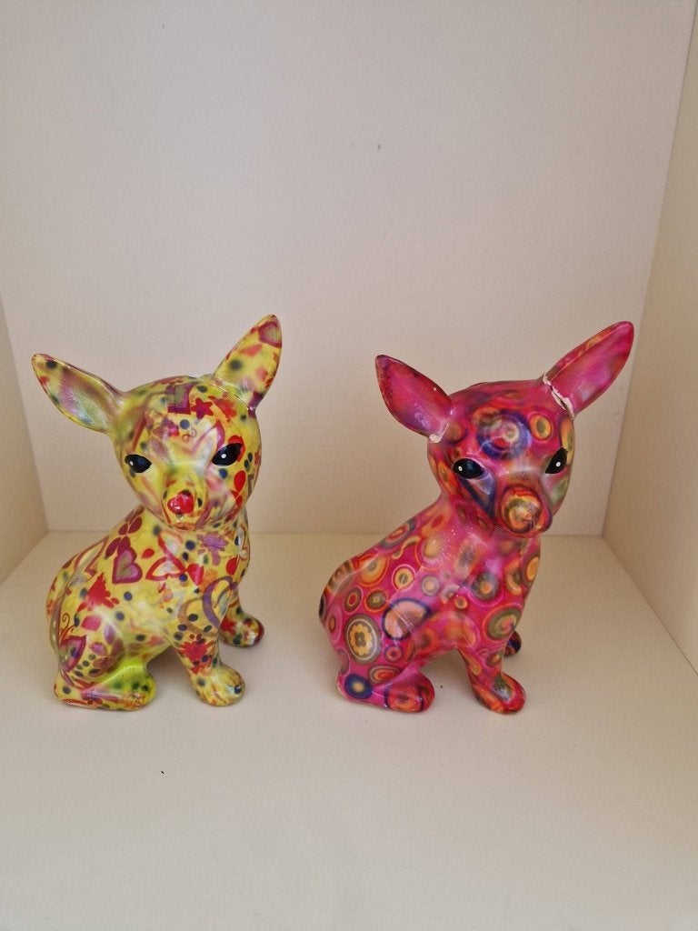 Pomme pidou chihuahua, Ophalen of Verzenden, Zo goed als nieuw, Steen, Aardewerk of Keramiek, Dier
