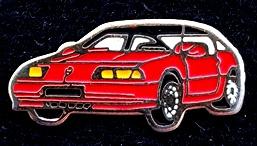 Alpine pin-rood gelakt, Verzenden, Nieuw, Transport, Speldje of Pin