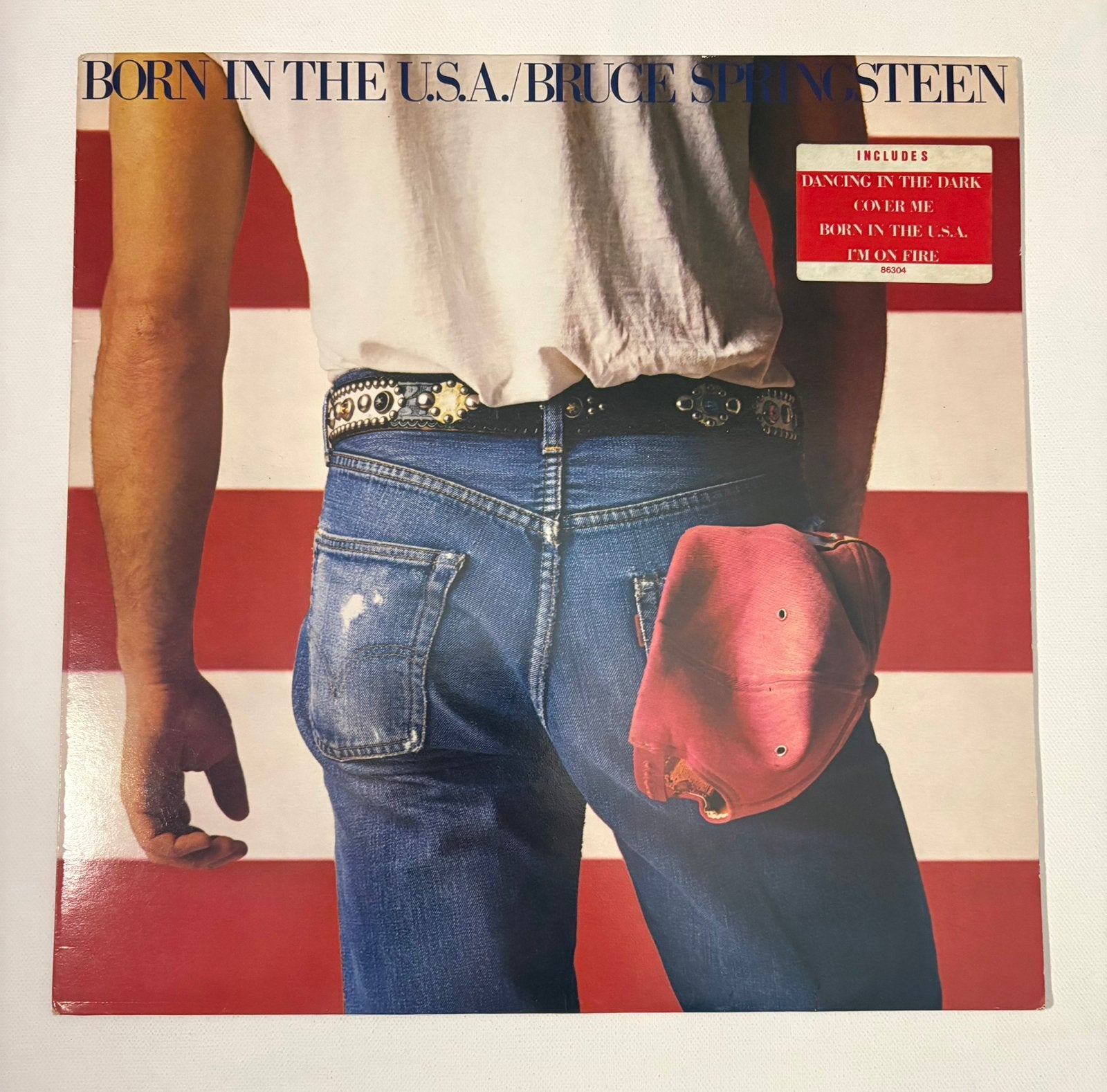 Bruce Springsteen - Born In The USA LP (1984) Compleet & NM, Cd's en Dvd's, Vinyl | Rock, LP, Verzenden, Inclusief poster, Zo goed als nieuw