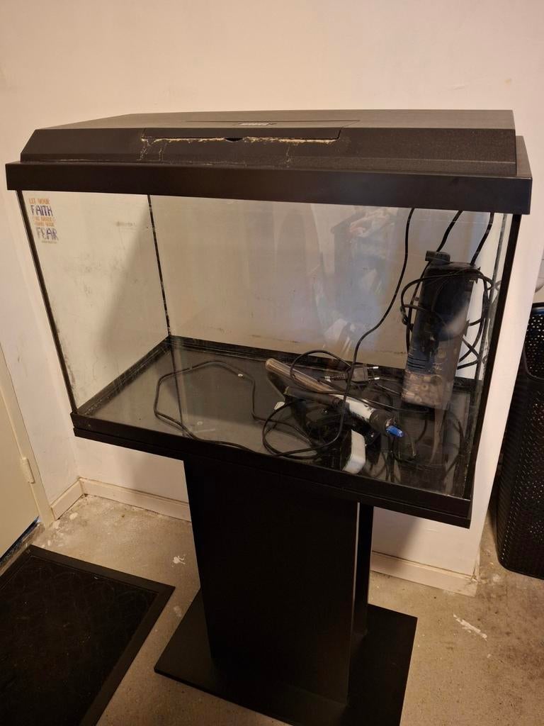 60 liter Juwel Aquarium met toebehoren, Dieren en Toebehoren, Vissen | Aquaria en Toebehoren, Ophalen, Verwarming, Gebruikt, Leeg aquarium