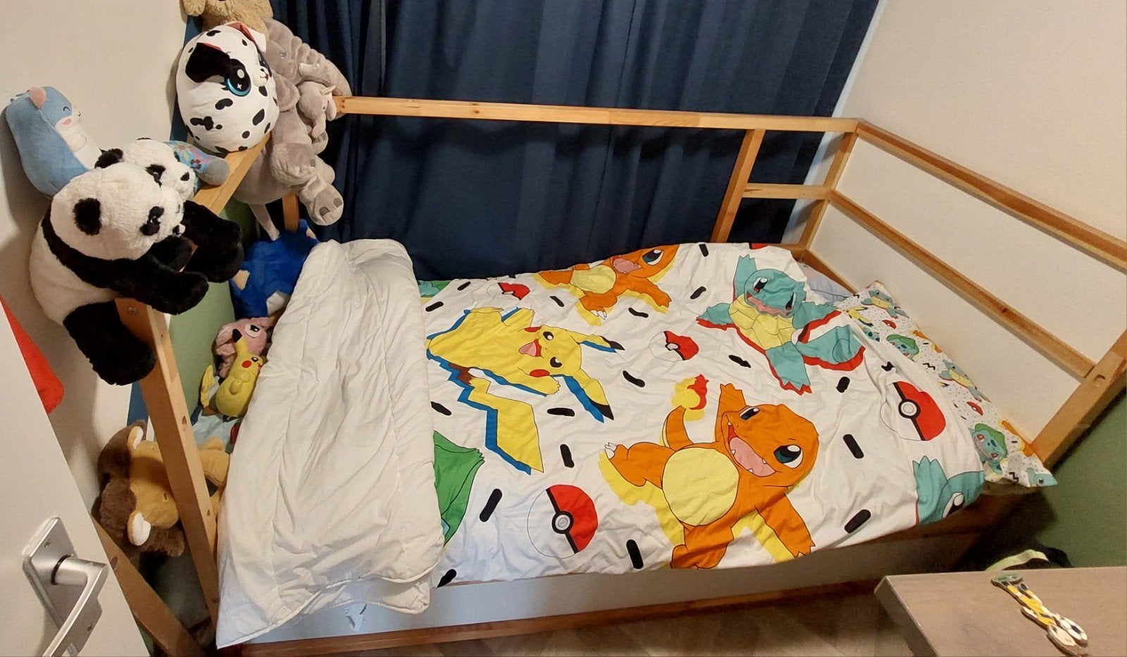 IKEA KURA omkeerbaar bed - grenen, Ophalen, 180 cm of meer, 85 tot 100 cm