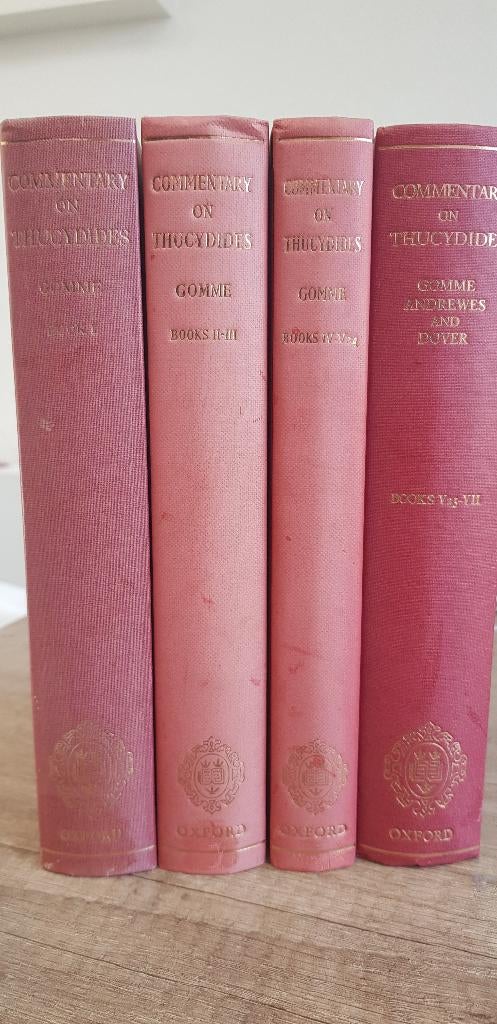 Klassieke talen: A.W. Gomme: A Commentary on Thucydides, Boeken, Ophalen of Verzenden, Gelezen, Thucydides