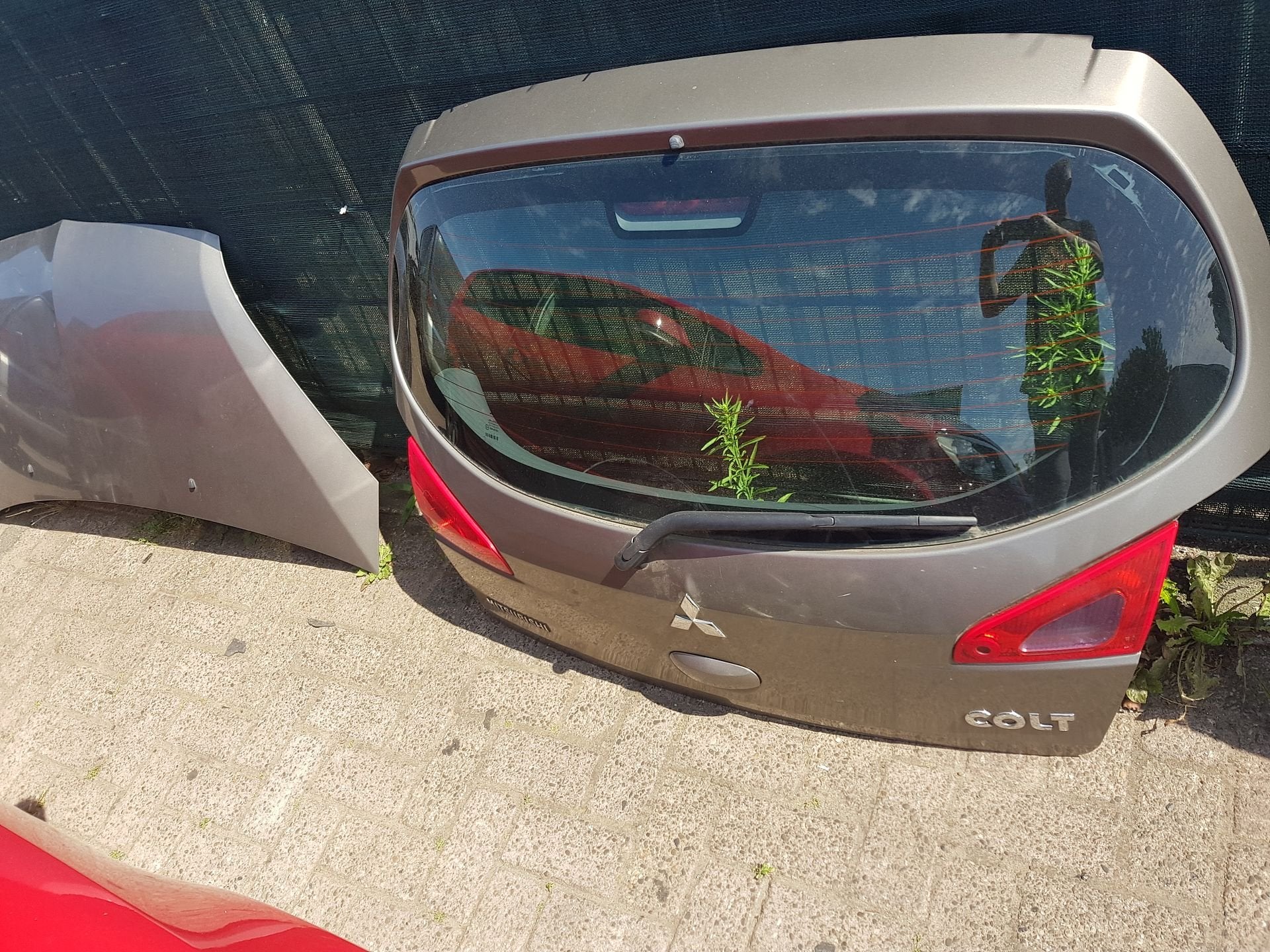MITSUBISHI COLT ACHTERKLEP BJ 2004 TOT 2007, Gebruikt, -, Ophalen of Verzenden, Achter