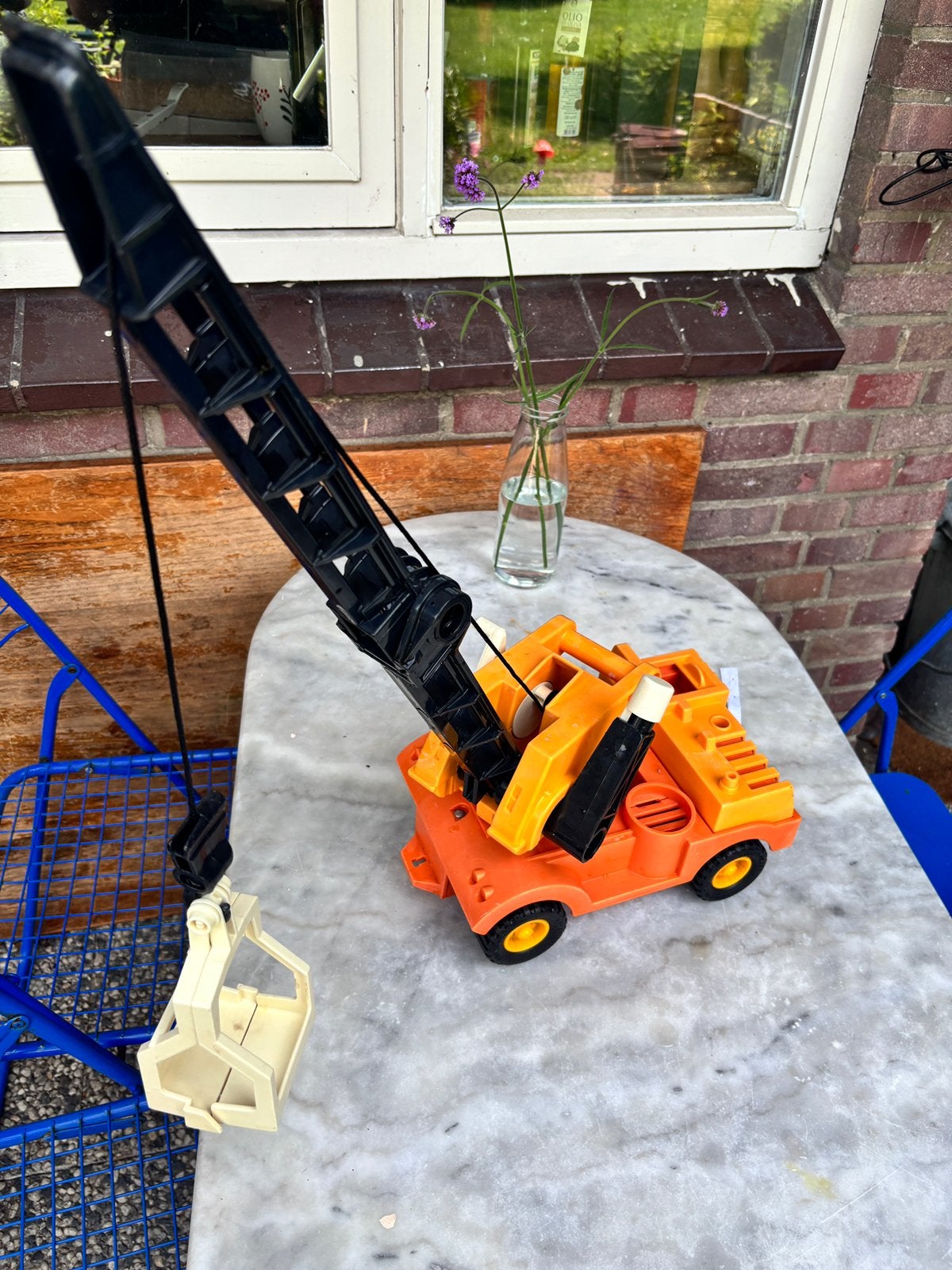 Vintage Fisher Price hijskraan, Ophalen of Verzenden, Gebruikt, Auto of Voertuig