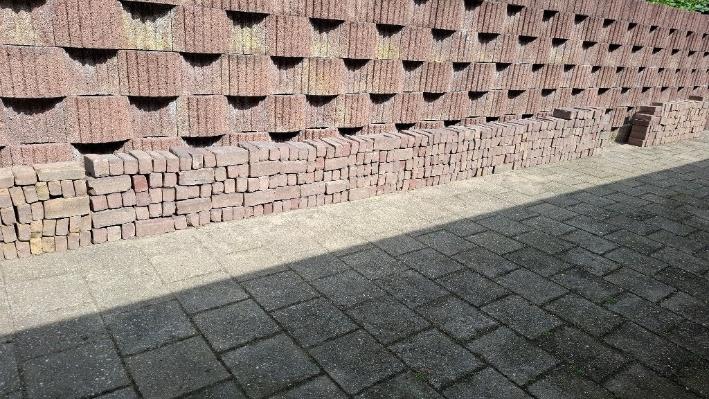 straatklinkers, Ophalen, Gebruikt