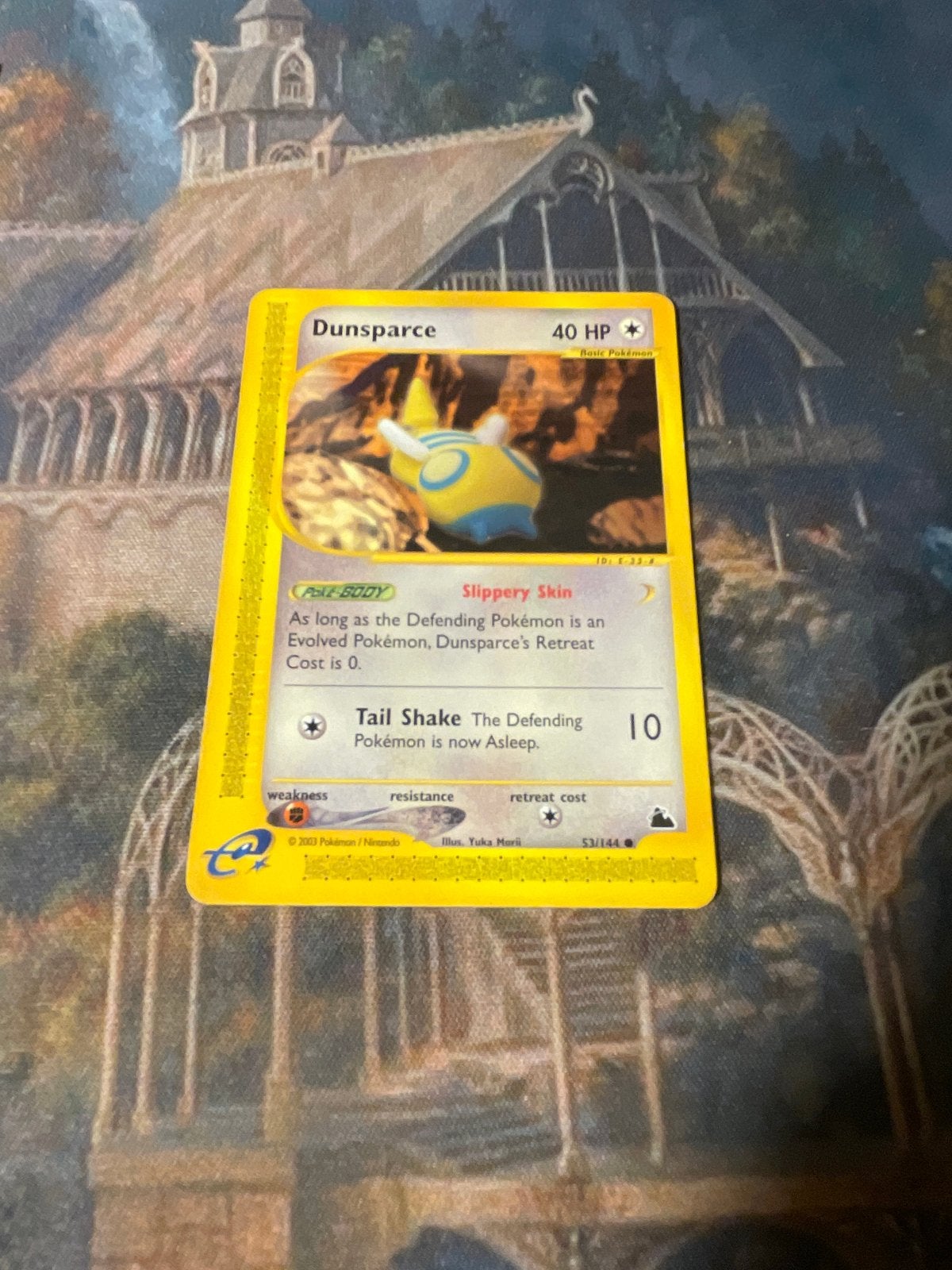 Dunsparce Skyridge 53/144 Pokémon kaart Yuka Morii, Ophalen of Verzenden, Gebruikt, Losse kaart
