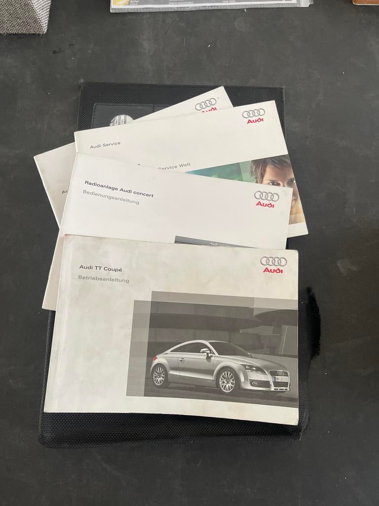 Audi TT MK2 Handleidingen Set ( duits), Ophalen of Verzenden