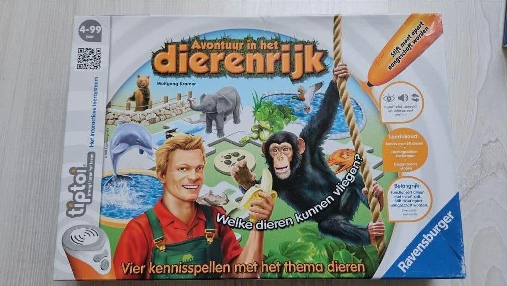 Tiptoi Dierenrijk: Avontuurlijk Leerplezier (4-9 jaar), Ophalen of Verzenden, Zo goed als nieuw, Puzzelen, Met geluid