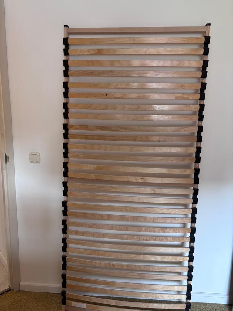 Topflex lattenbodem 90x200, Ophalen, Zo goed als nieuw, Eenpersoons, 90 cm