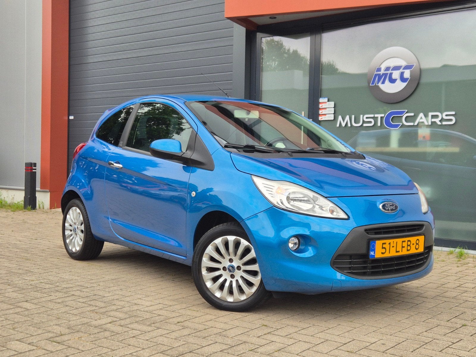 Ford Ka 1.2 Titanium/2e Eig/Airco/Nw Apk/Distr VV/Isofix/Cen, Auto's, Voorwielaandrijving, Metallic lak, Stof, 4 cilinders