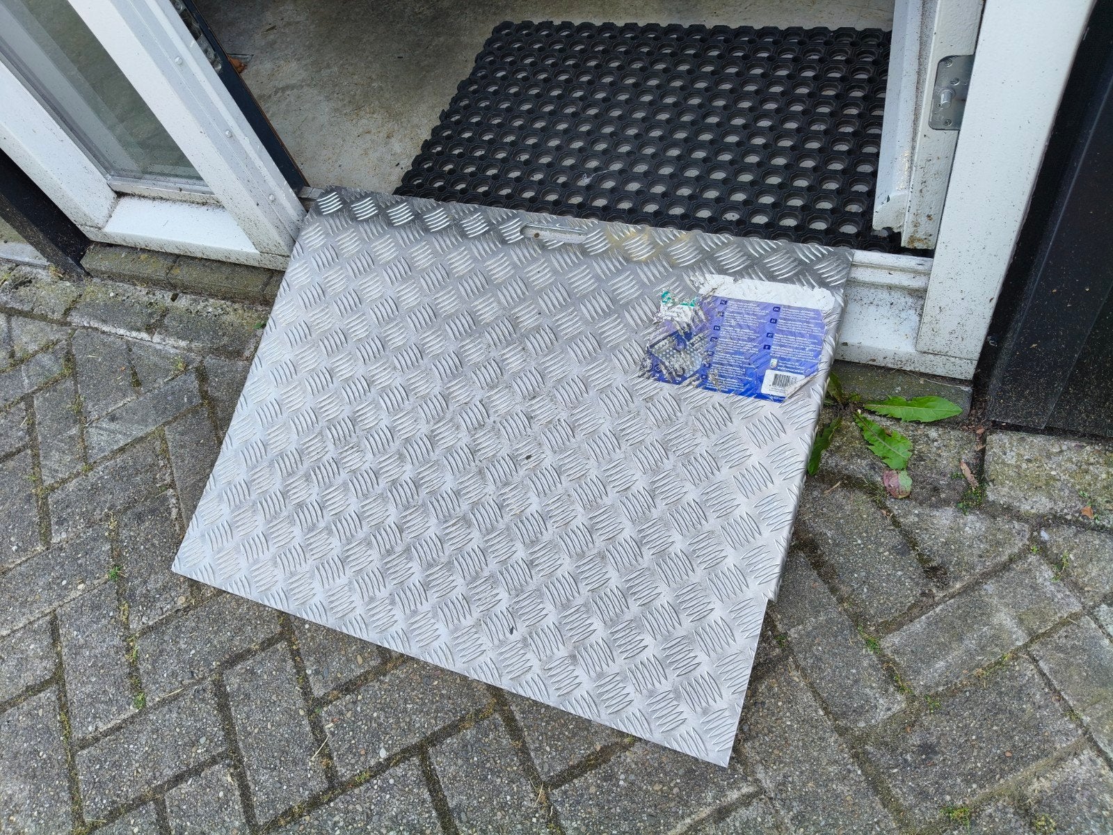 Drempelhulp, oprijplaat Secucare aluminium, Ophalen, Lichtgewicht, Gebruikt