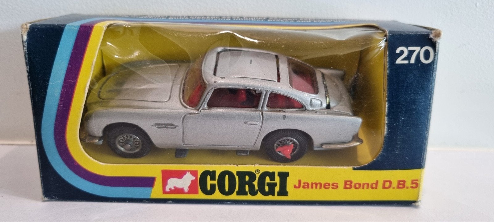 Corgi Toys no. 270 Aston Martin Db5 James Bond, Ophalen of Verzenden, Gebruikt, Auto, Corgi