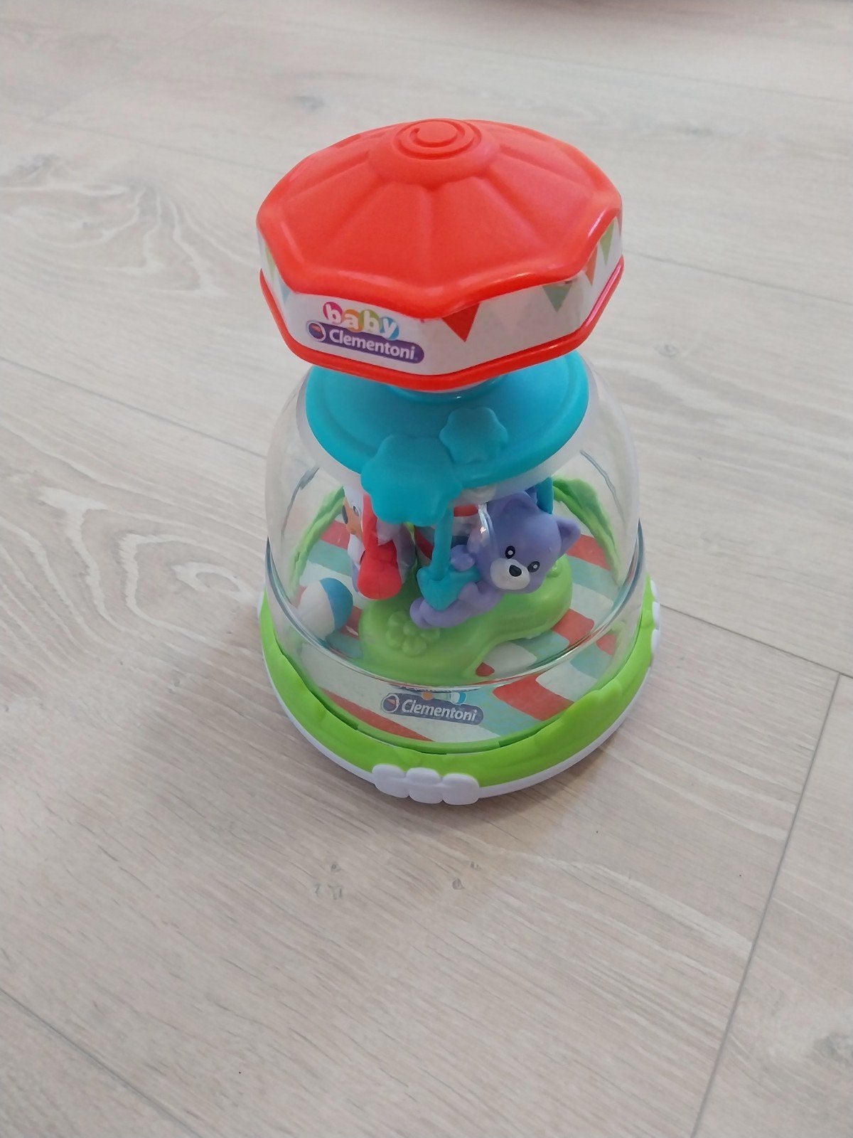 Clementoni draaimolen, druk op de knop en alles gaat draaien, Ophalen, Zo goed als nieuw, Overige typen, Met geluid
