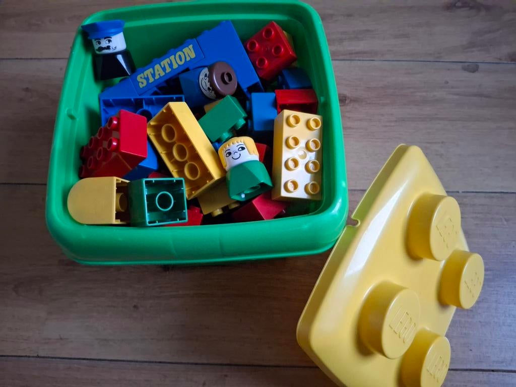 Duplo opbergemmer boordevol duplo., Ophalen of Verzenden, Duplo