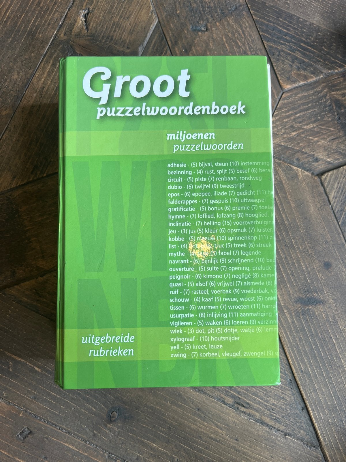 Groot Puzzelwoordenboek - Miljoenen Puzzelwoorden, Ophalen of Verzenden, Gelezen, Overige uitgevers, Nederlands