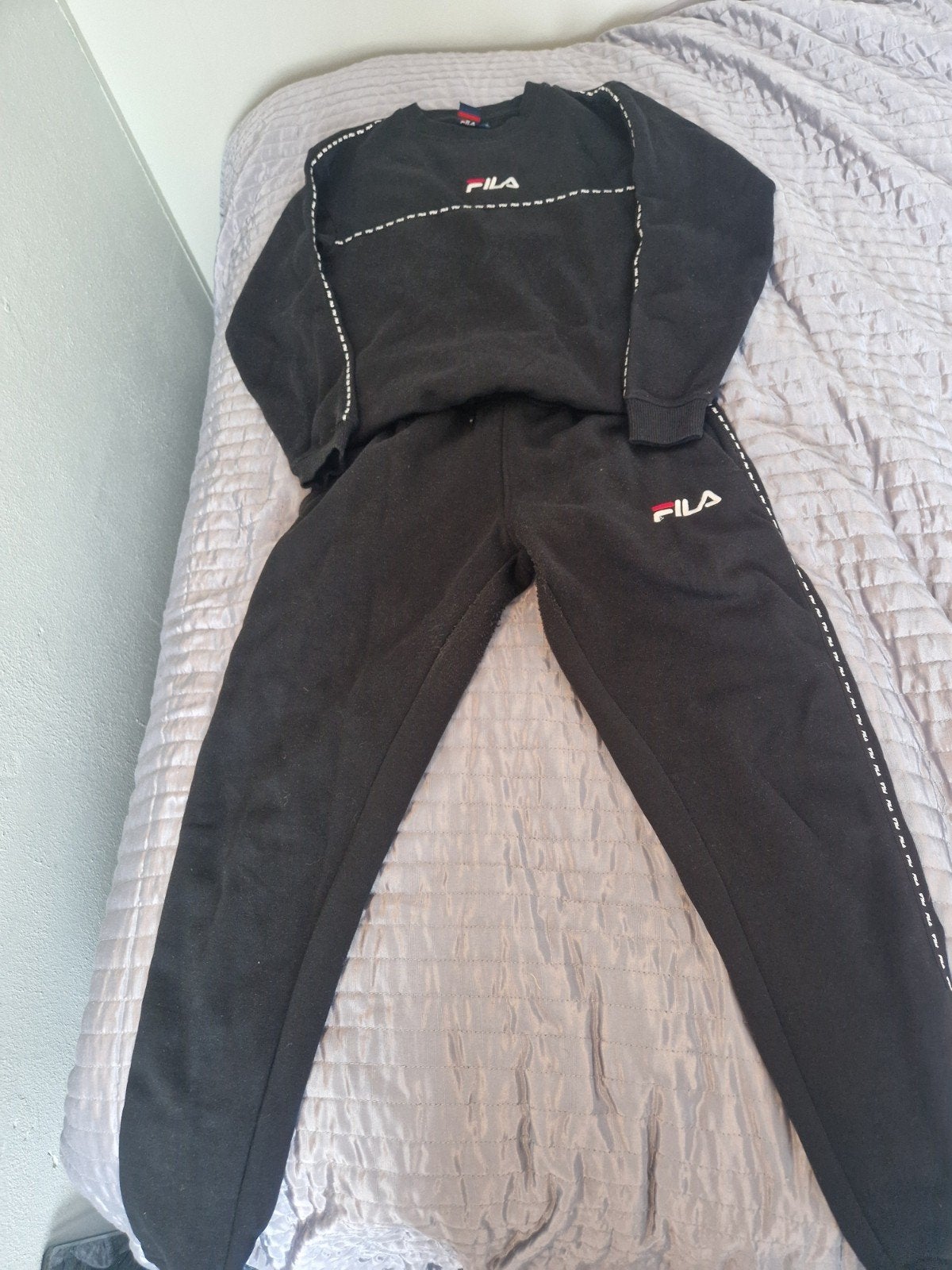 Dames  Fila Trainingspak, Ophalen, Zwart, Overige typen, Maat 36 (S)