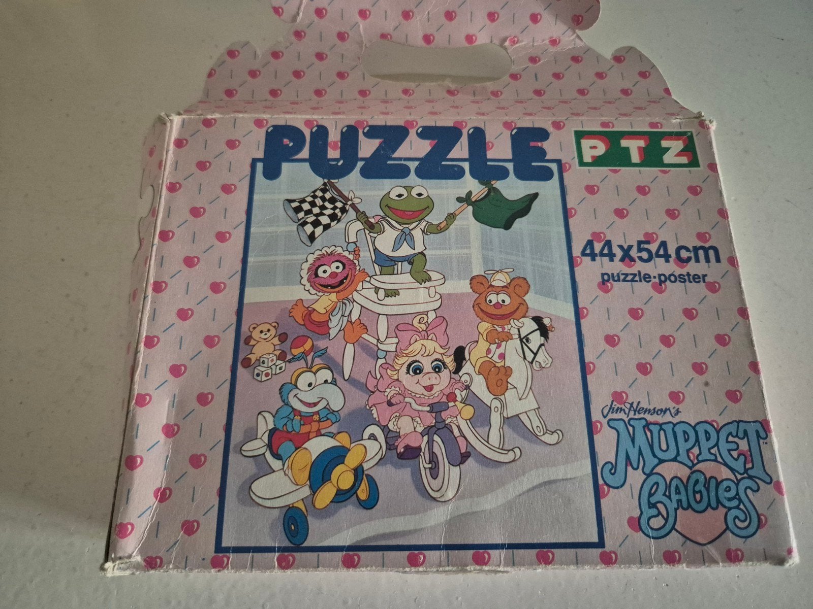 Vintage Muppet Babies Legpuzzel - Jim Henson's PTZ, Ophalen of Verzenden, Minder dan 500 stukjes, Gebruikt, Legpuzzel