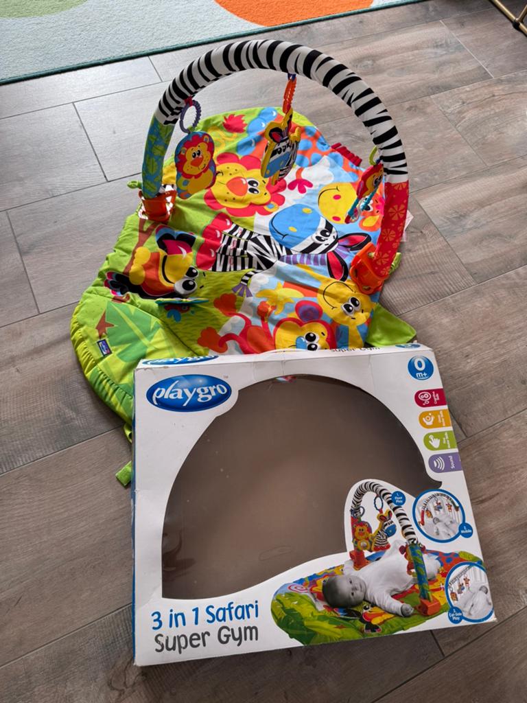 Playgro Safari Super Gym - Veelzijdig en wasbaar, Ophalen, Zo goed als nieuw, Babygym