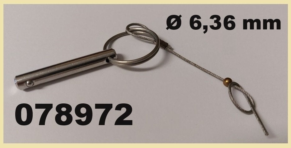 078972 Losse borgpin set voor #078970 en #078971. € 1,95, Watersport en Boten, Ophalen of Verzenden, Nieuw, Overige typen