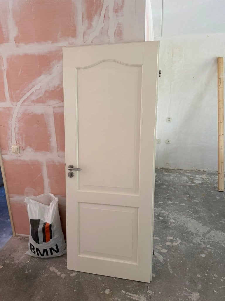Nette paneeldeur binnendeur met toiletslot, Ophalen, Gebruikt, 80 tot 100 cm, Binnendeur