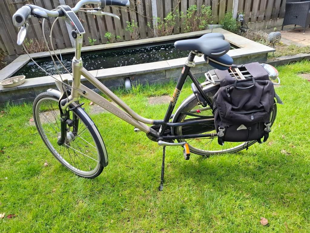 Mooie Batavus Damesfiets met fietstassen, Ophalen, Gebruikt, Versnellingen, Batavus
