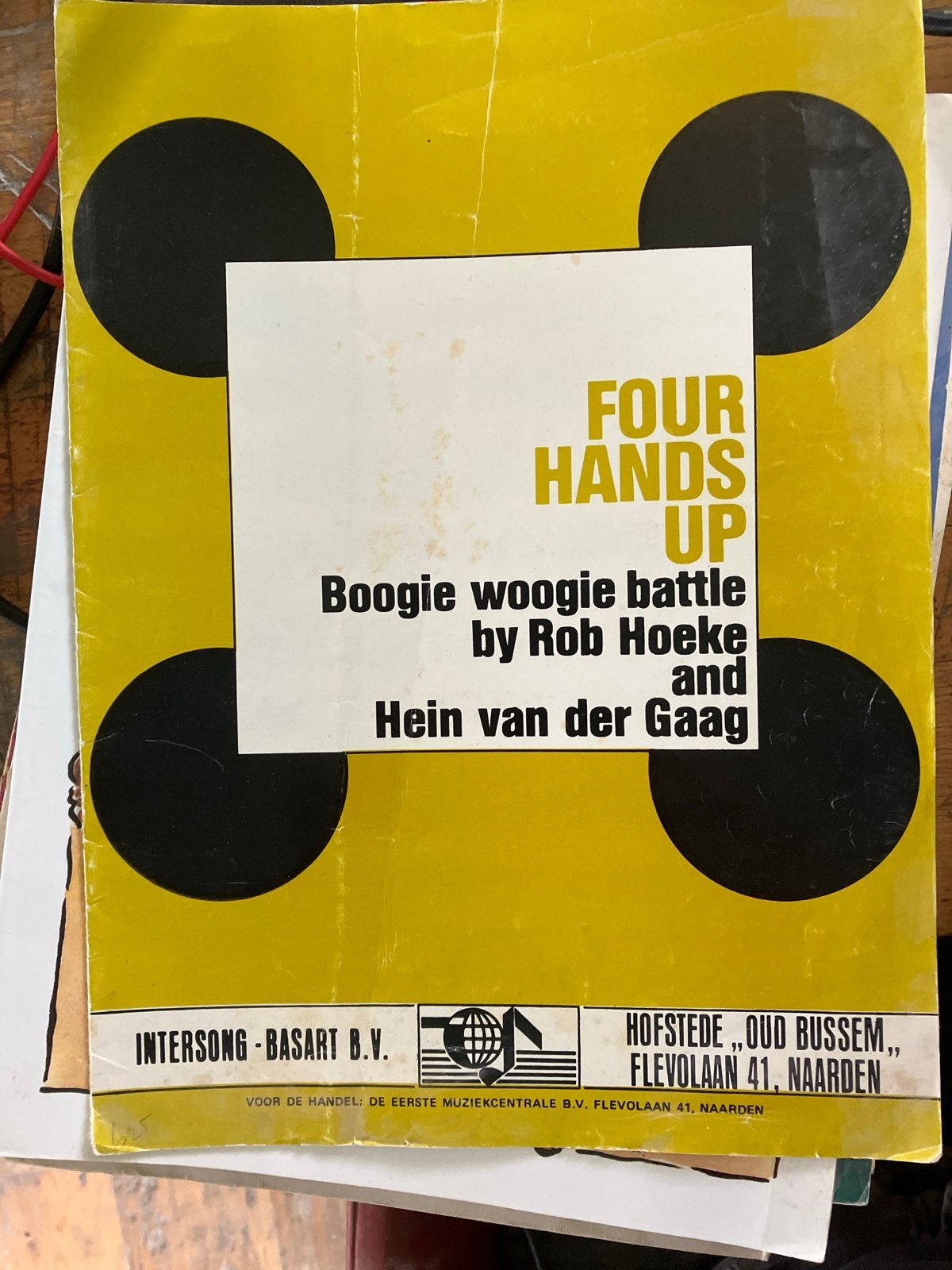 Four Hands Up - Boogie Woogie Battle Rob Hoeke & Hein van de, Gebruikt, Ophalen of Verzenden, Artiest of Componist, Piano